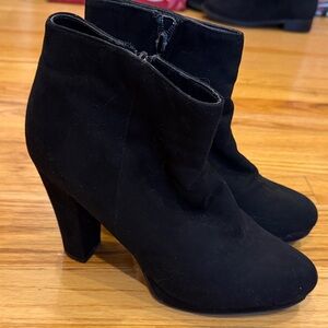 Forever 21 Black Heeled Ankle Boots